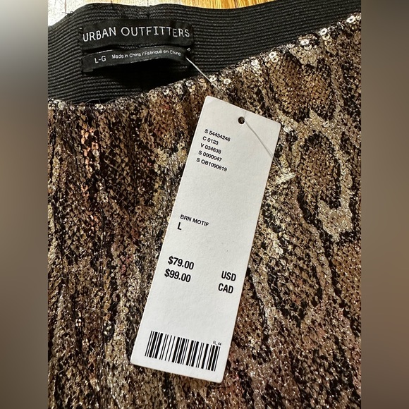 URBAN OUTFITTERS snakeskin sequin legging pant US L - Picture 2 of 3